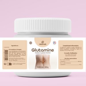 Poudre de L-glutamine – complément naturel digestion et muscles – Néonat