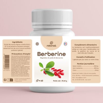 Complément alimentaire Berbérine – étiquette complète – Néonat