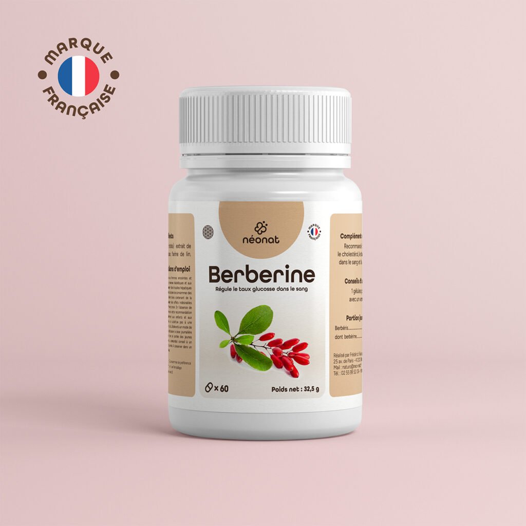 Complément alimentaire Berbérine – flacon vu de face – Néonat