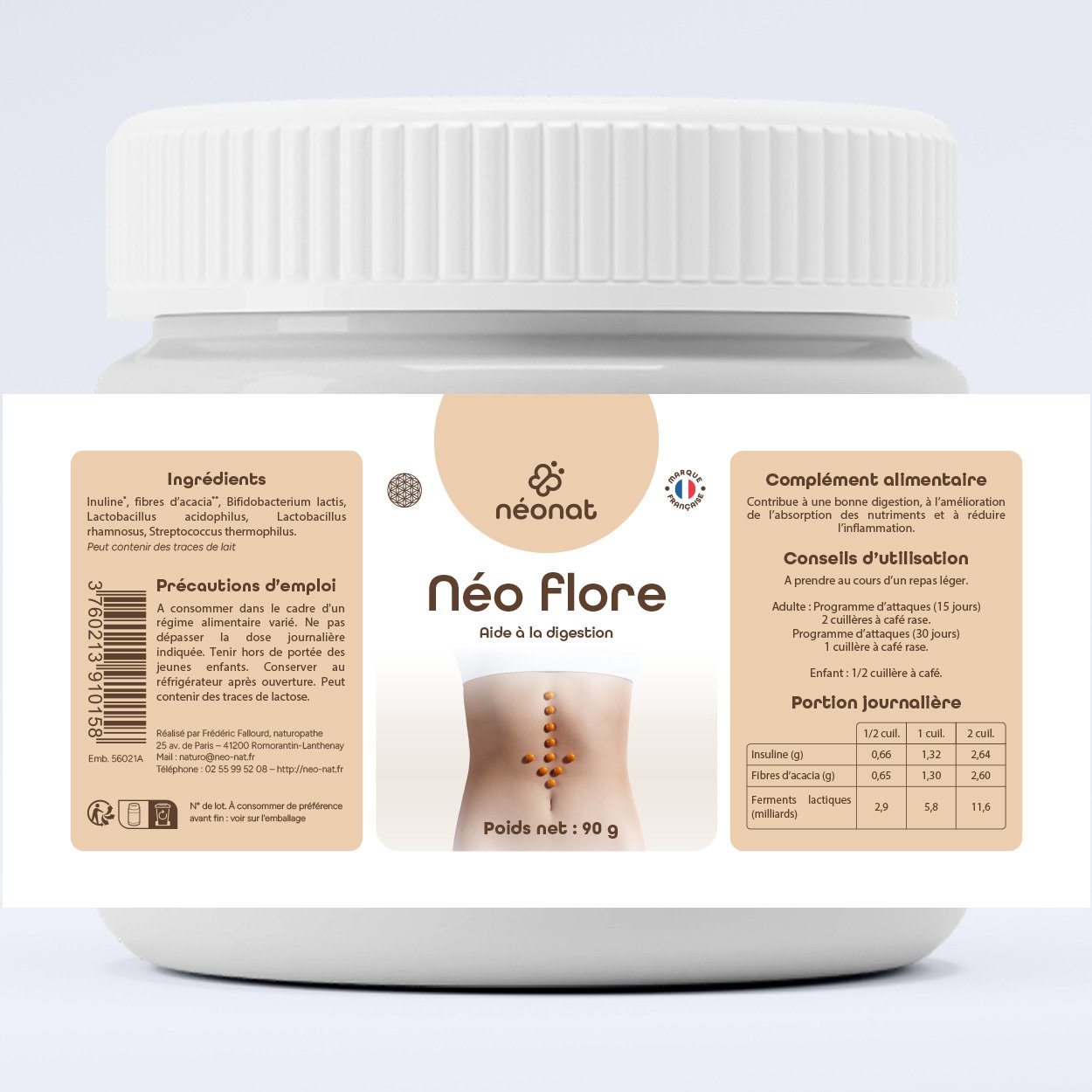 neo-flore-poudre-90g-étiquette