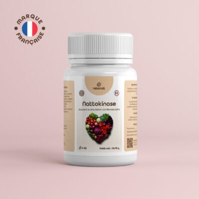 Complément alimentaire Nattokinase – flacon vu de face – Néonat