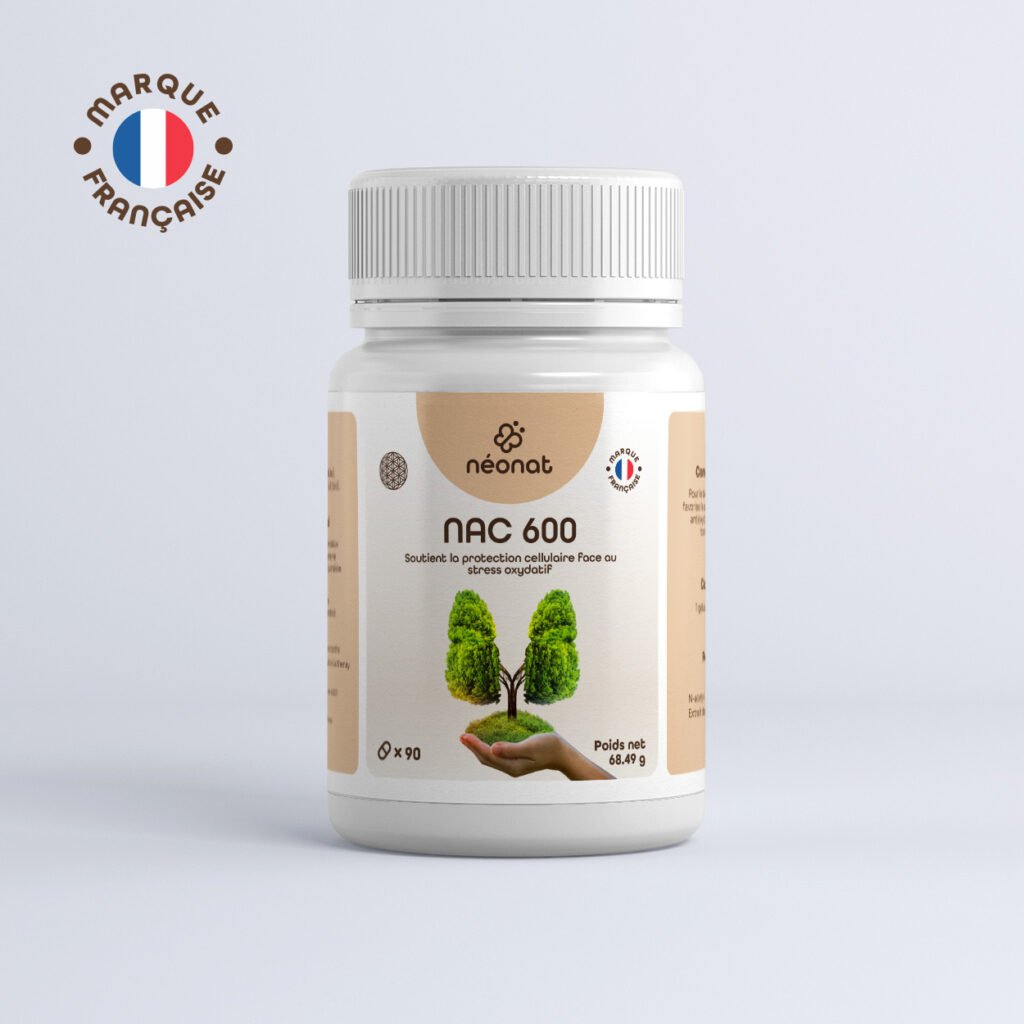 NAC600-90gélules NAC 600 mg Néonat 90 gélules complément N-acétyl cystéine