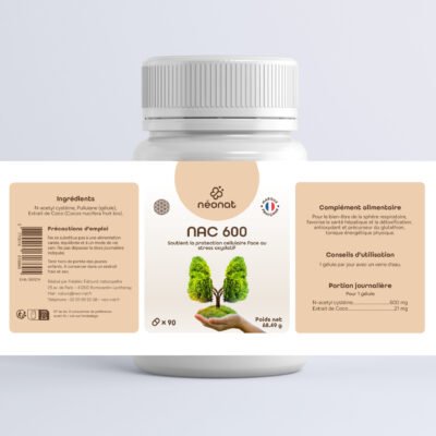 NAC 600 mg N-acétyl cystéine complément alimentaire Néonat