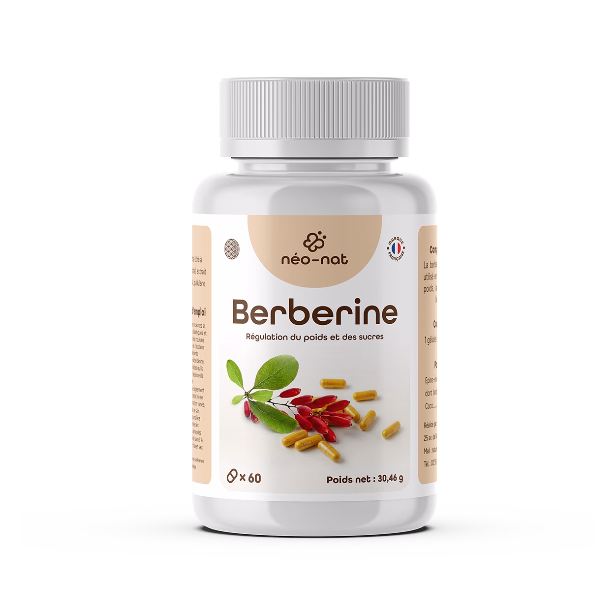 Berberine 60 gelules
