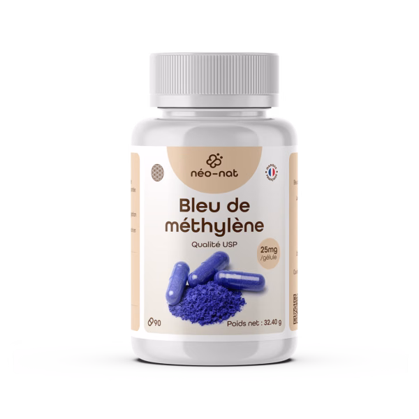 Bleu de Methylene 90 gelules 25mg