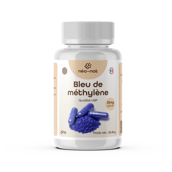 Bleu de Methylene 90 gelules 25mg