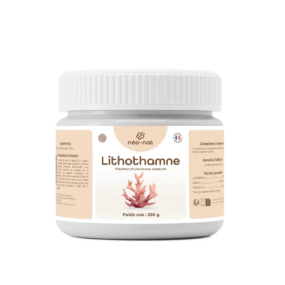 Pot de lithothamne en poudre Néo-Nat, calcium et magnésium marins, 250 g