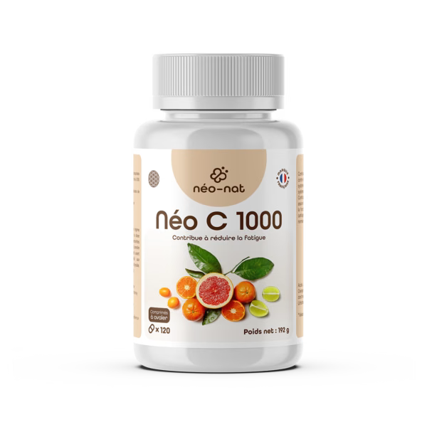 Flacon de Néo C 1000 Néo-Nat, vitamine C 1000 mg en comprimés