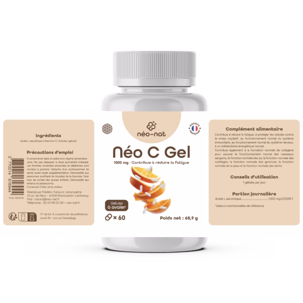 Neo C Gel 60 gelules etiquette
