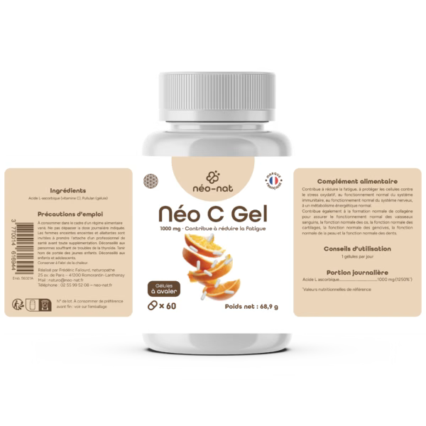 Étiquette Néo C Gel Néo-Nat : composition et conseils d’utilisation