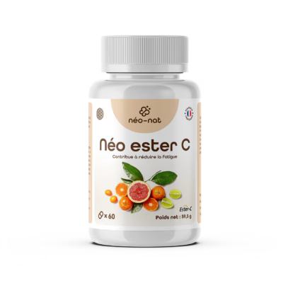 Flacon de Néo Ester C Néo-Nat, vitamine C Ester-C® non acide en comprimés