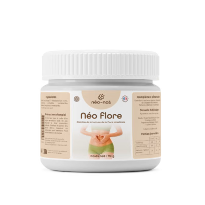 Pot de Néo Flore Néo-Nat, ferments lactiques et fibres en poudre, 30 g