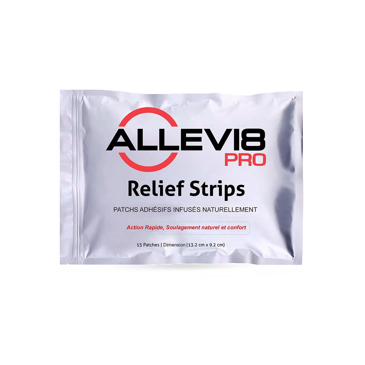 Allevi8 Pro Relief Strips 15 patchs adhésifs soulagement