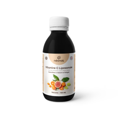 Flacon de vitamine C liposomale Néo-Nat, 150 ml, 1000 mg par dose de 5 ml