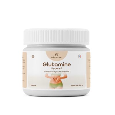 Pot de L-glutamine Kyowa® Néo-Nat en poudre, 250 g
